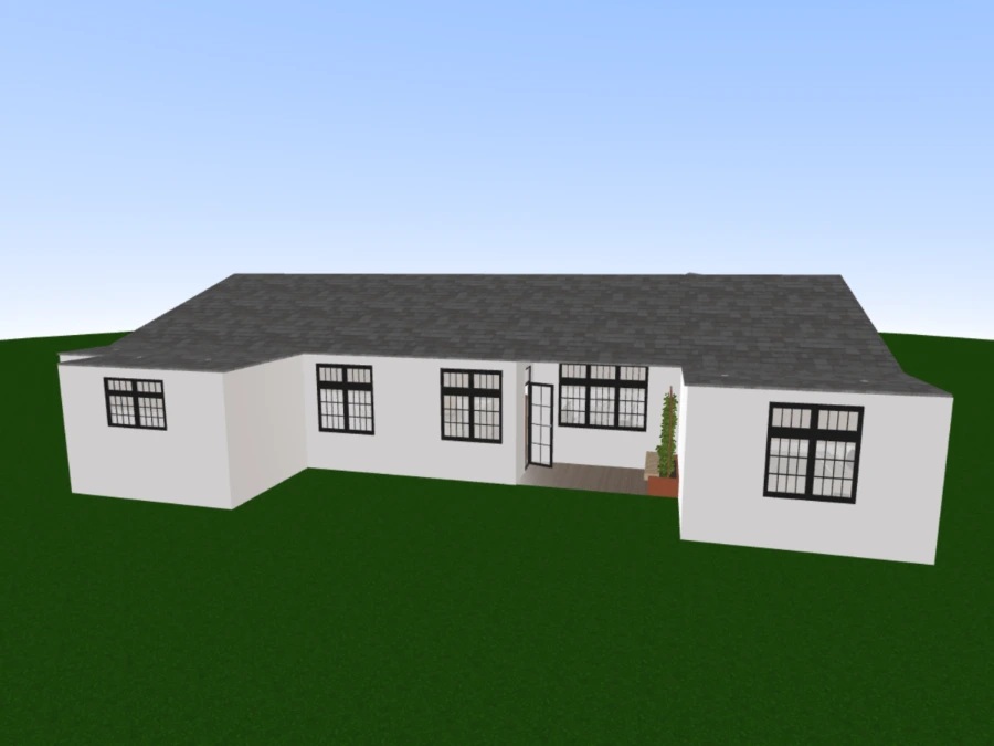 Visualization gallery - Inviting 5 Bedroom Ranch House Plan with 3.5 Baths