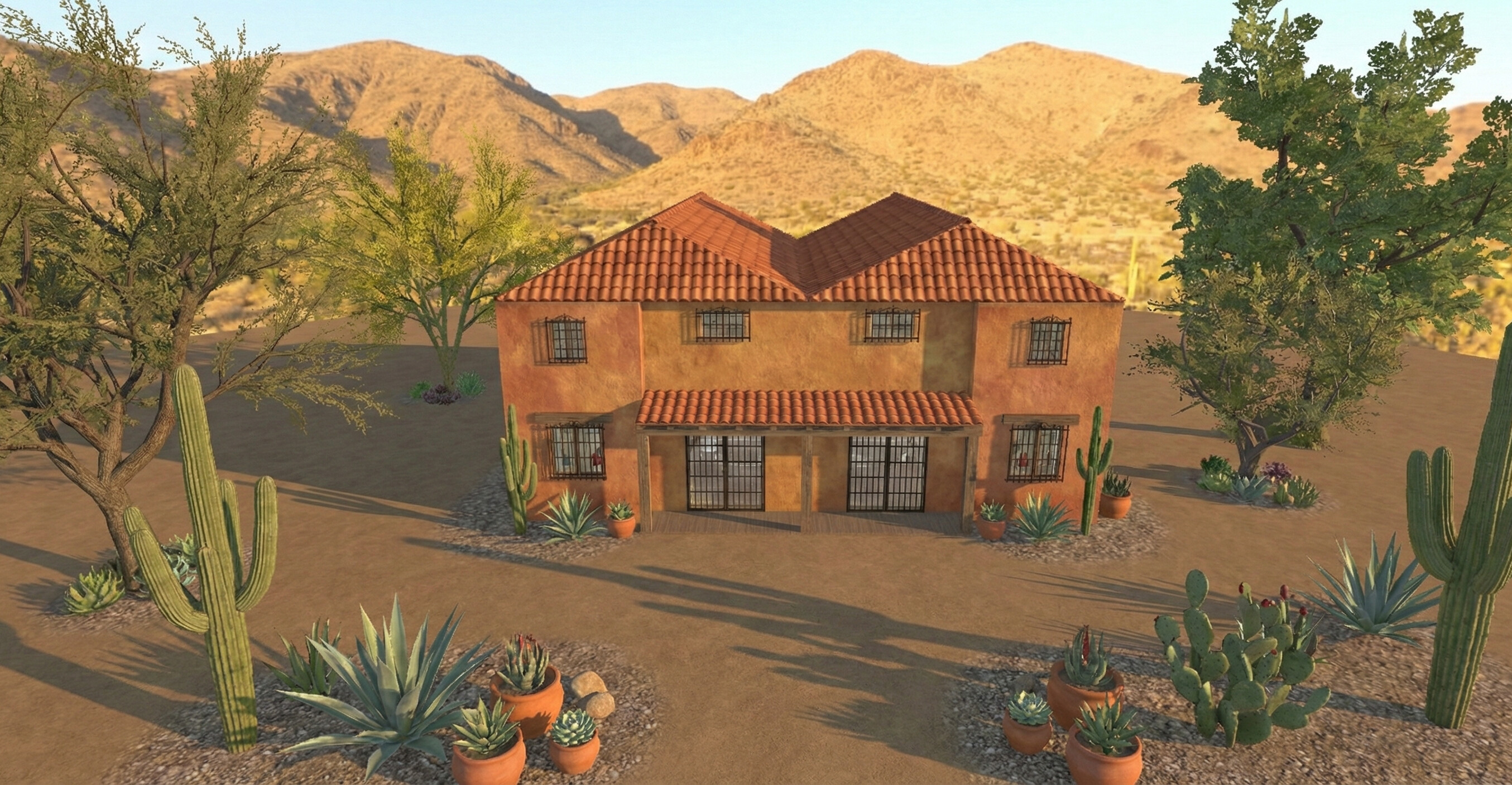 Visualization gallery - Spacious Modern Duplex House Plan — 6 Bedrooms, 313 m² (3,369 sq ft), 2 Garages