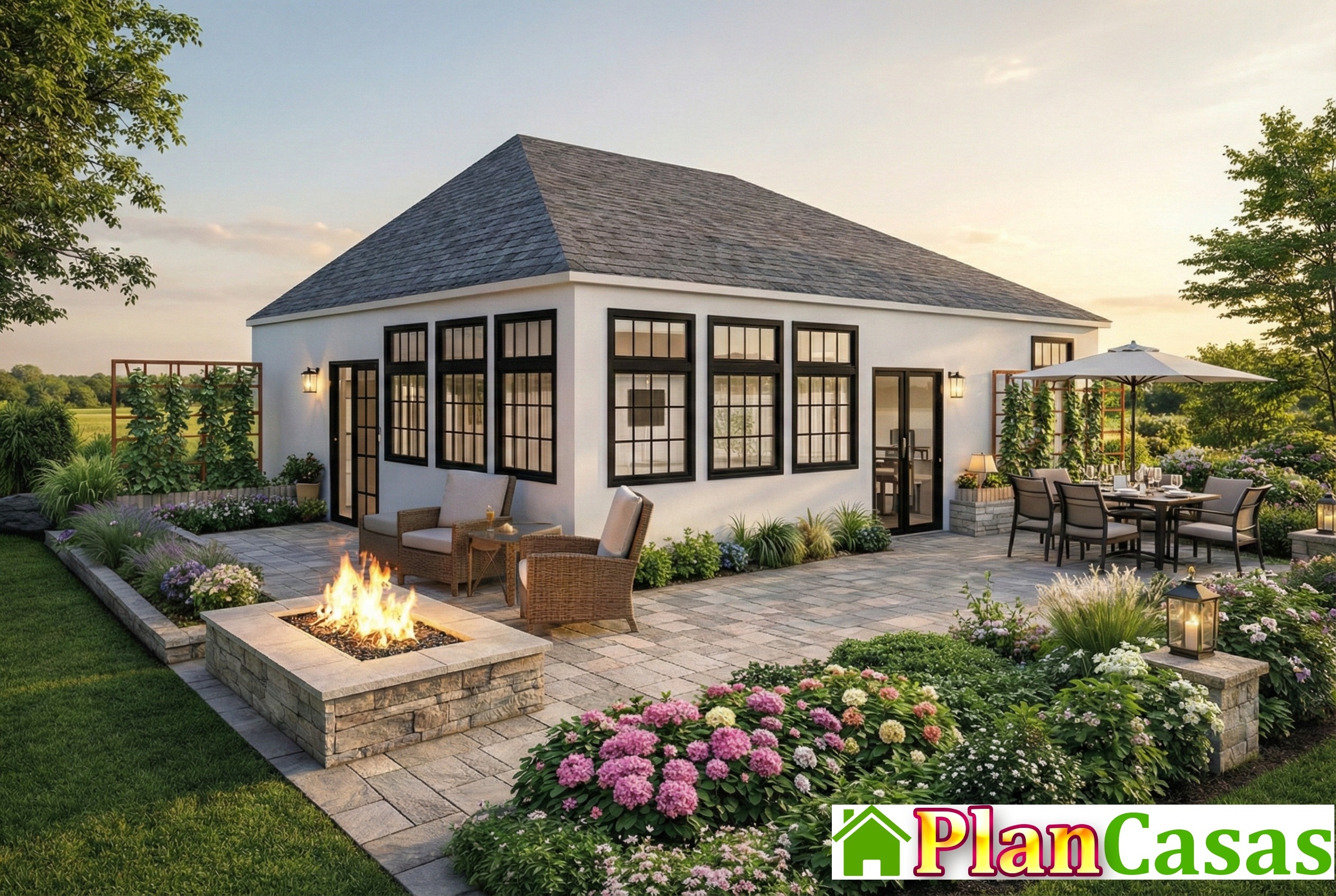 Cozy 3 Bedroom House Plan — 71 m² (764 sq ft), Open Living, Budget-Friendly Single Storey house plan