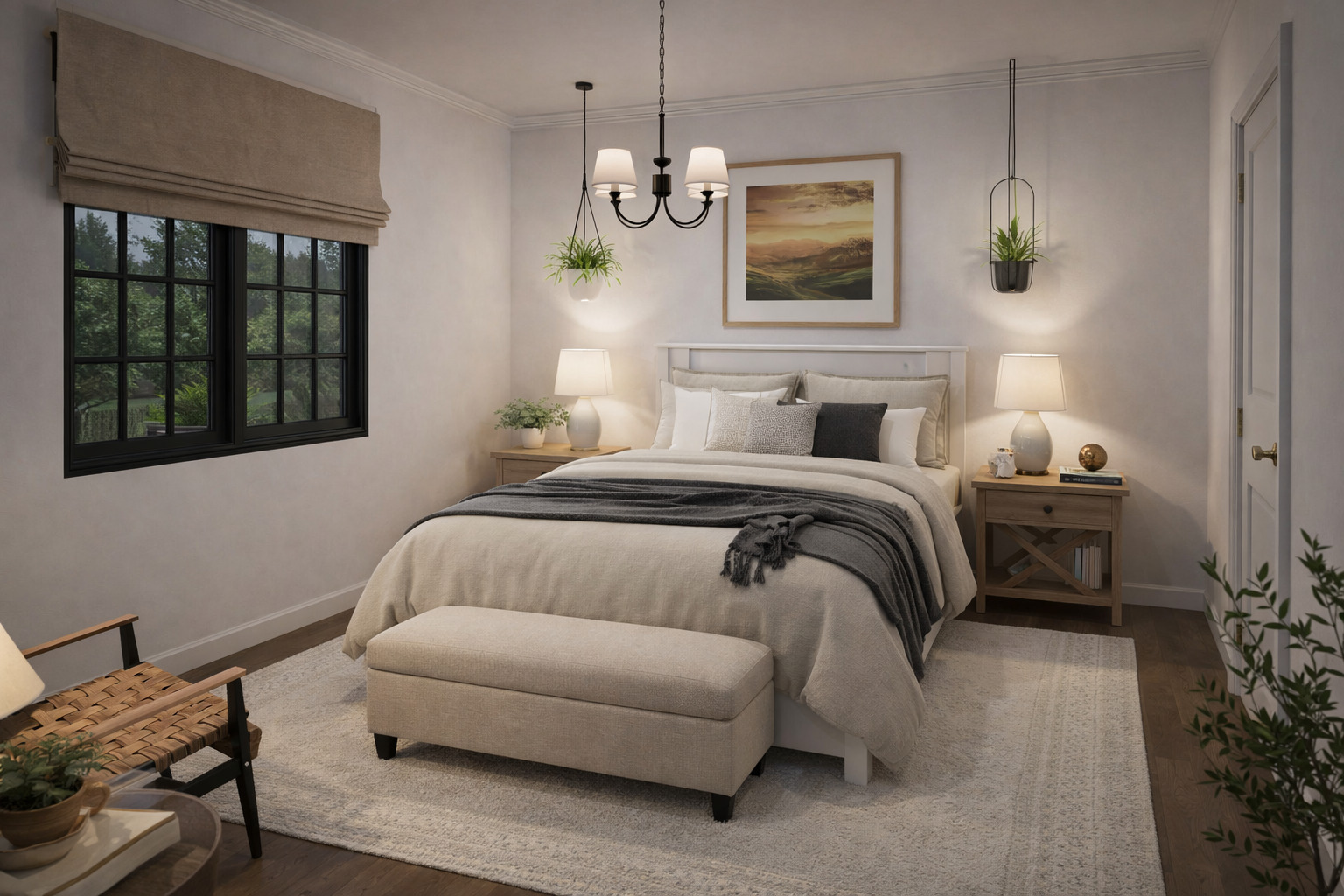 Visualization gallery - Modern 2-Storey House Plan — 4 Bedrooms, 2.5 Baths, ~260 m² (2,800 sq ft), 2-Car Garage