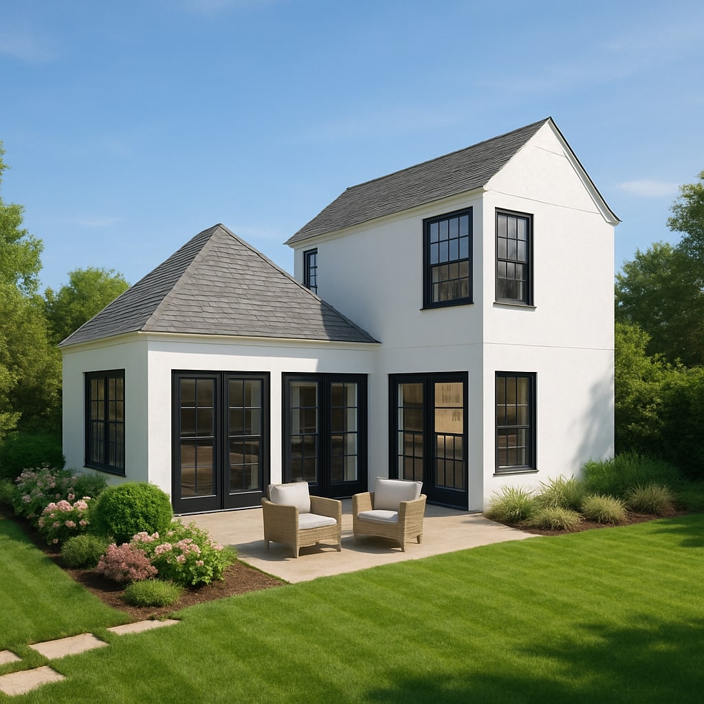 Compact 2-Storey Cottage House Plan — 3 Bedrooms, 135 m² (No Garage) house plan