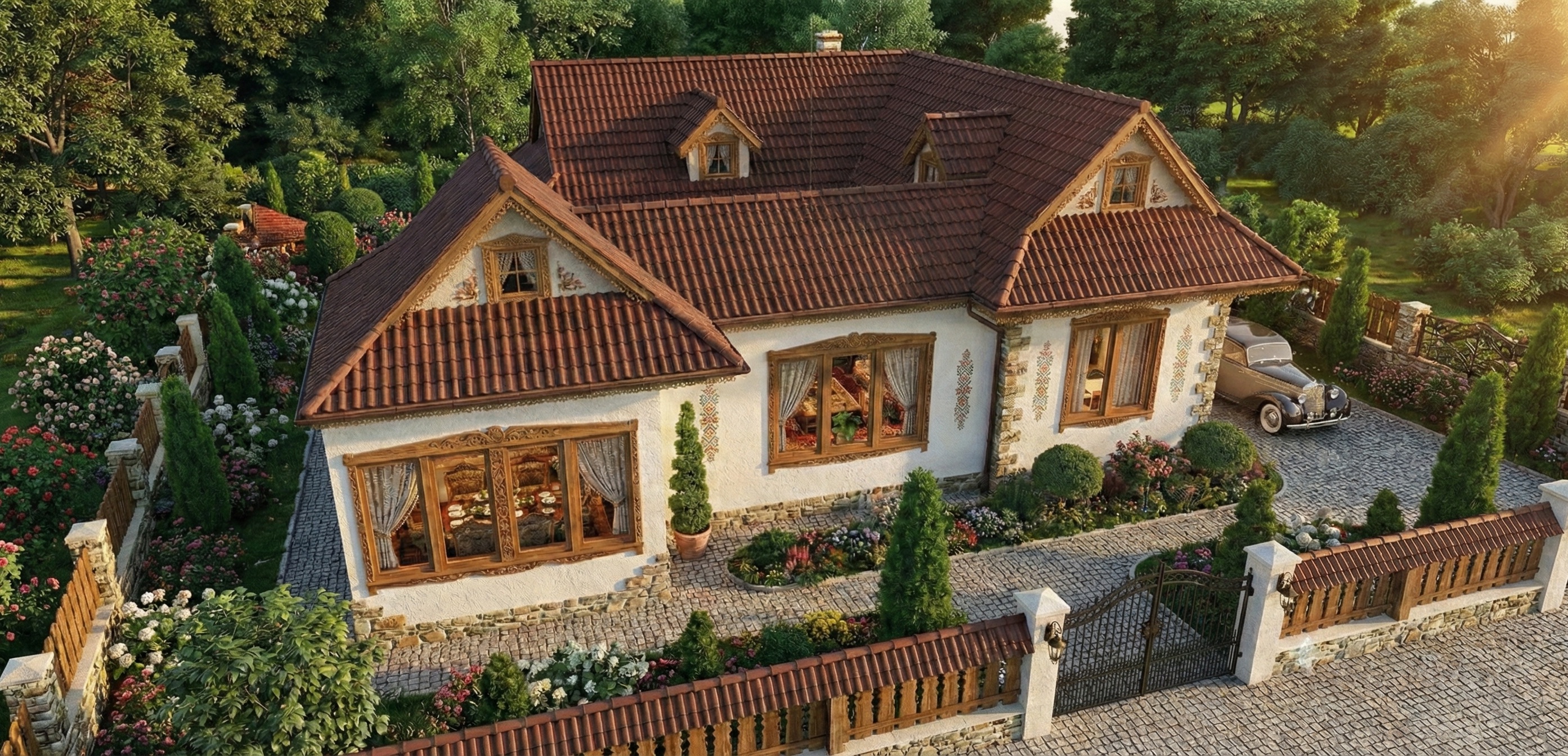 Cozy Two Bedroom Apartment Plan — 84 m² (904 sq ft), Dual Balconies, Pantry & Laundry Closet house plan