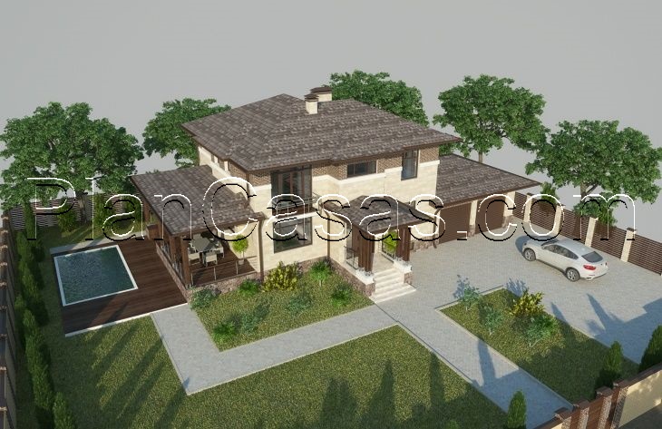 Visualization gallery - Two storey cottage