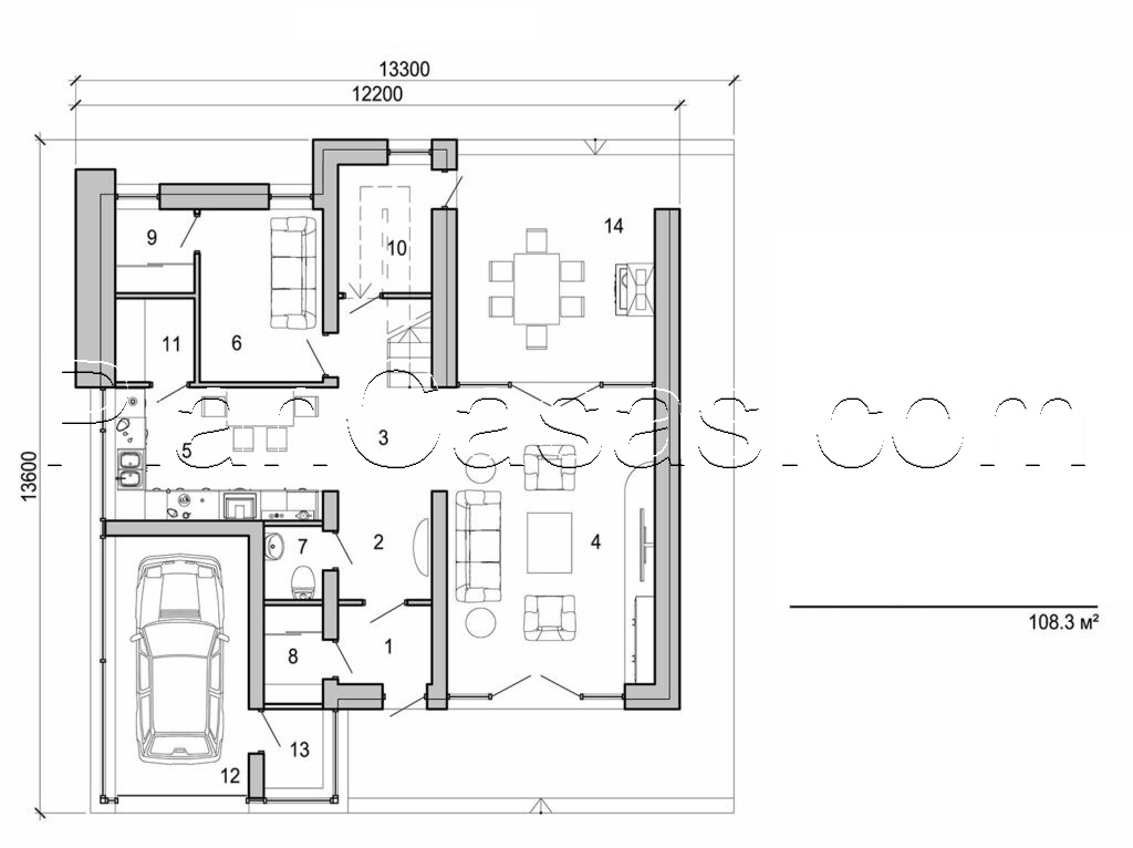 Visualization gallery - Modern home project
