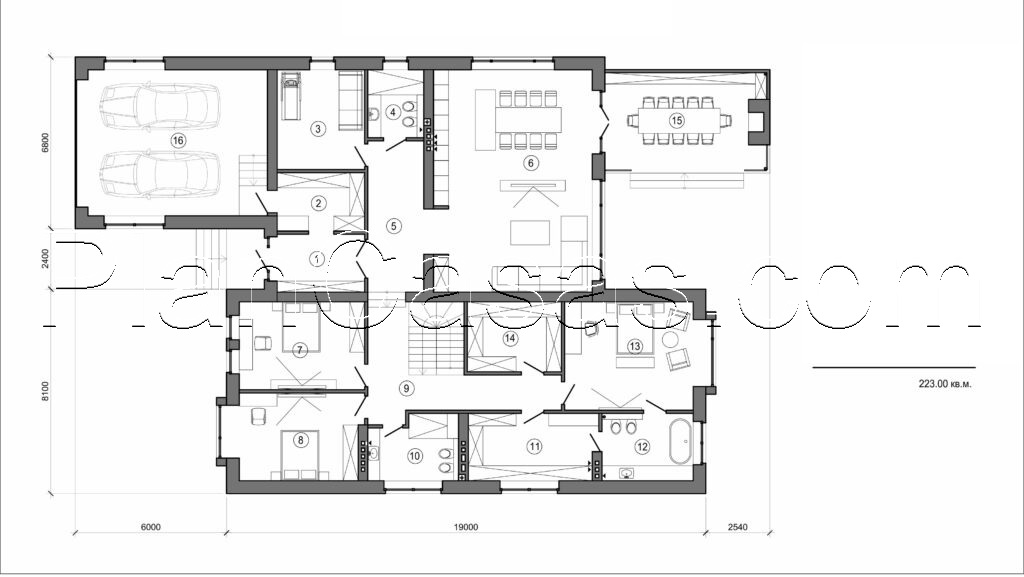 Visualization gallery - One storey house