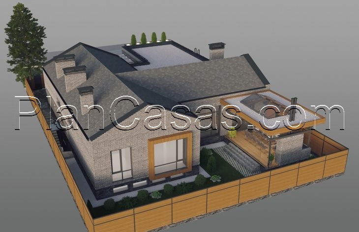 Visualization gallery - One storey house