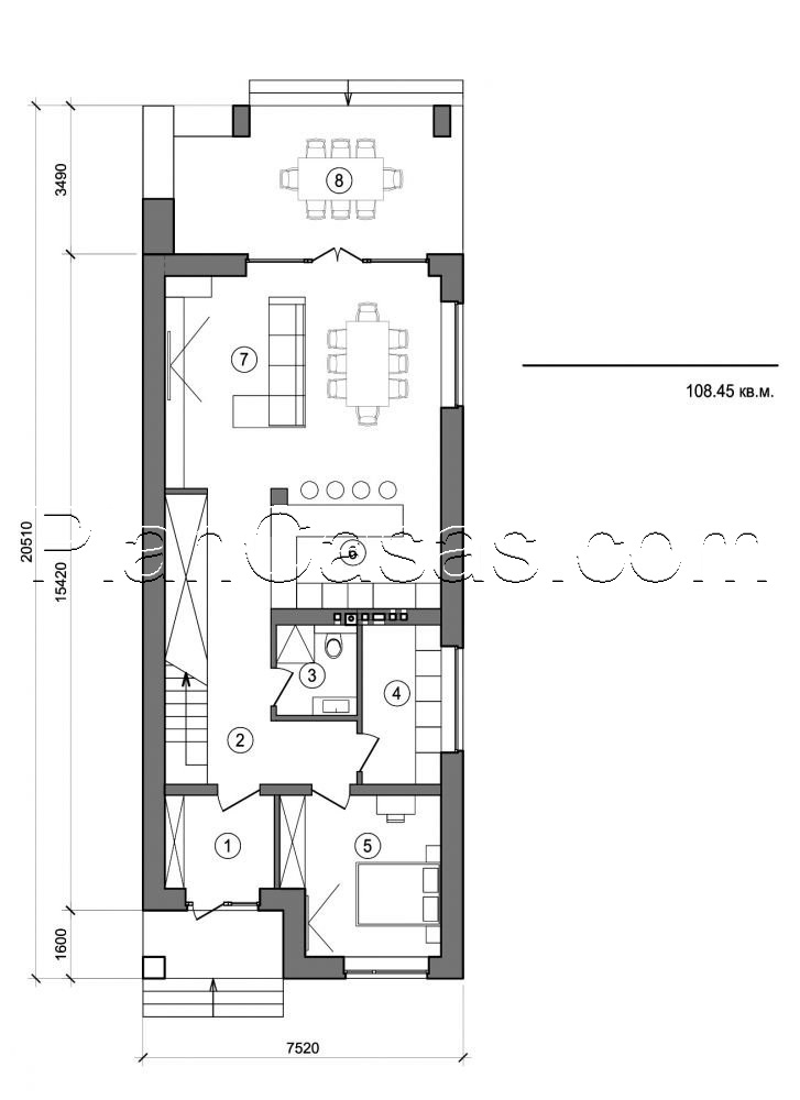 Visualization gallery - Two storey house