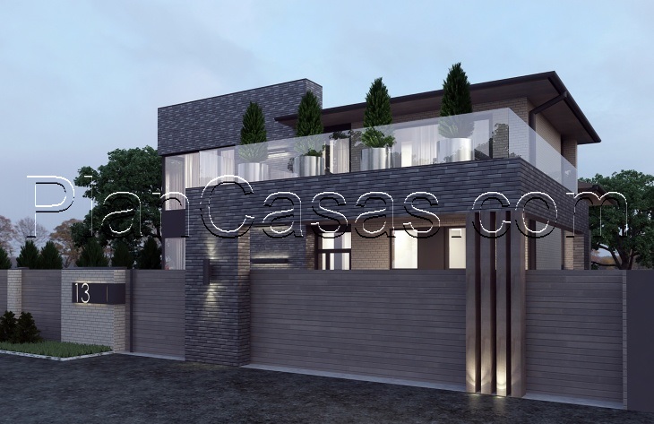 Visualization gallery - Two storey mansion