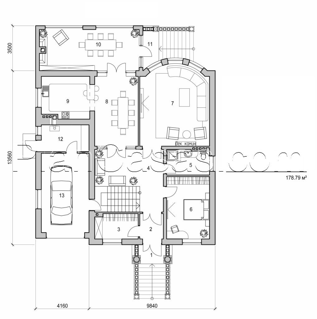 Visualization gallery - Two storey mansion