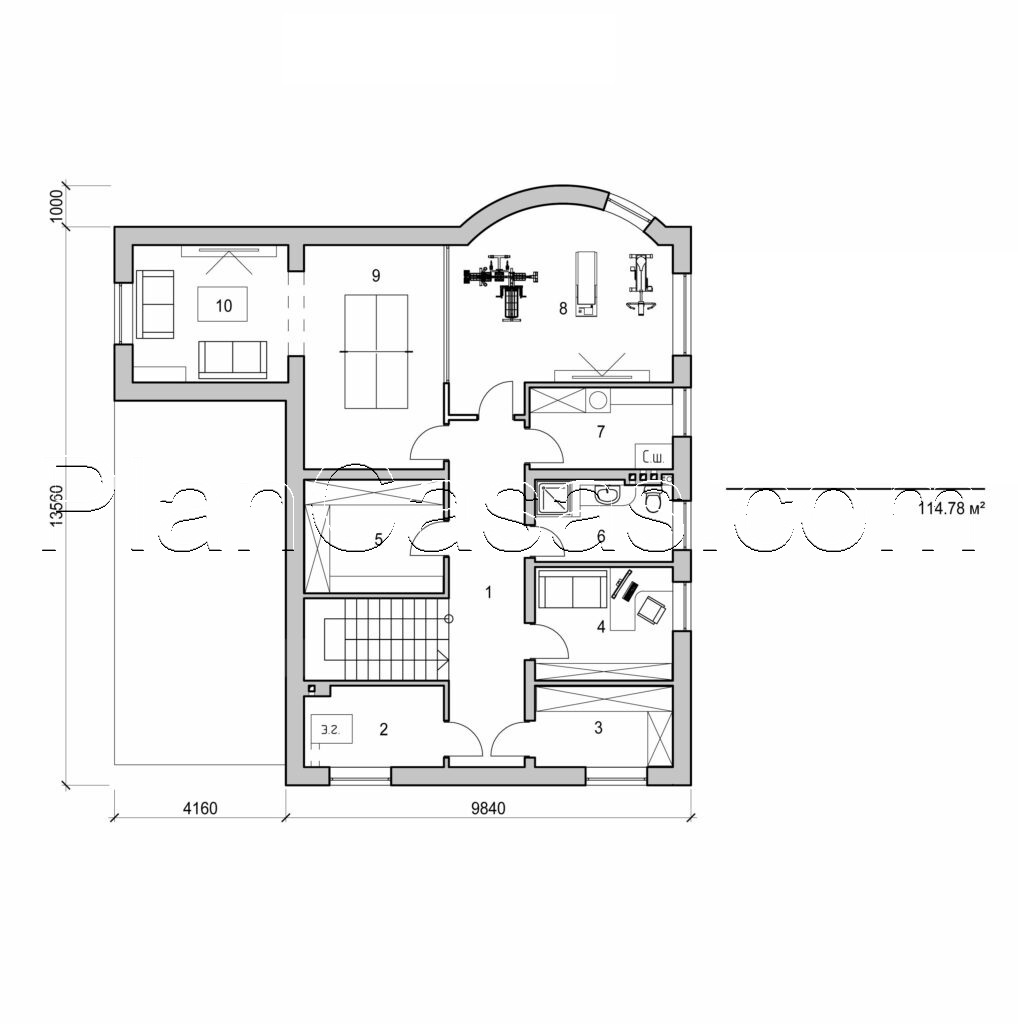 Visualization gallery - Two storey mansion
