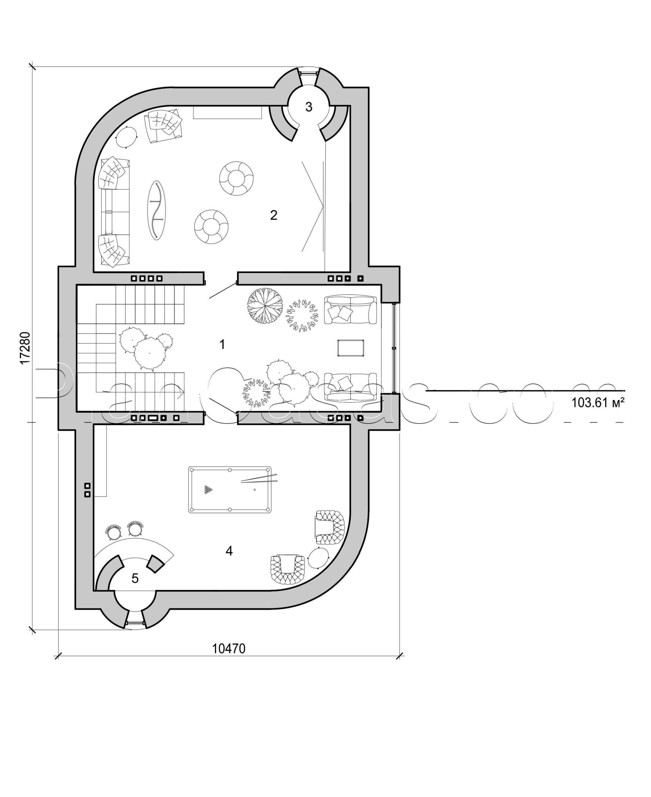 Visualization gallery - Two storey mansion
