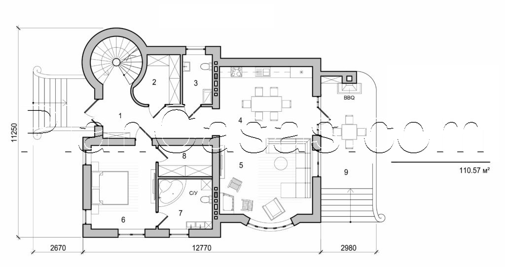 Visualization gallery - Two storey cottage