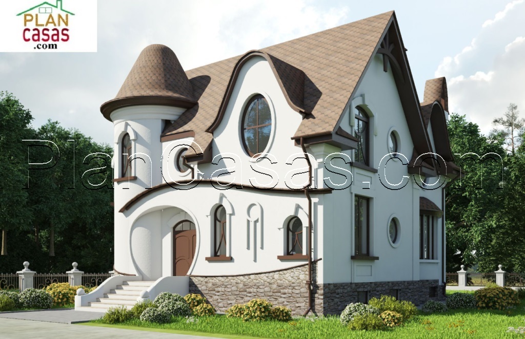 Two storey cottage house plan