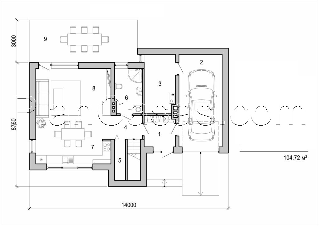 Visualization gallery - Two storey house