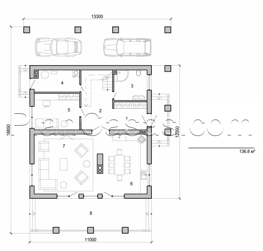 Visualization gallery - Two storey house