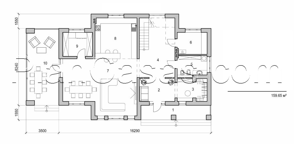Visualization gallery - Two storey cottage
