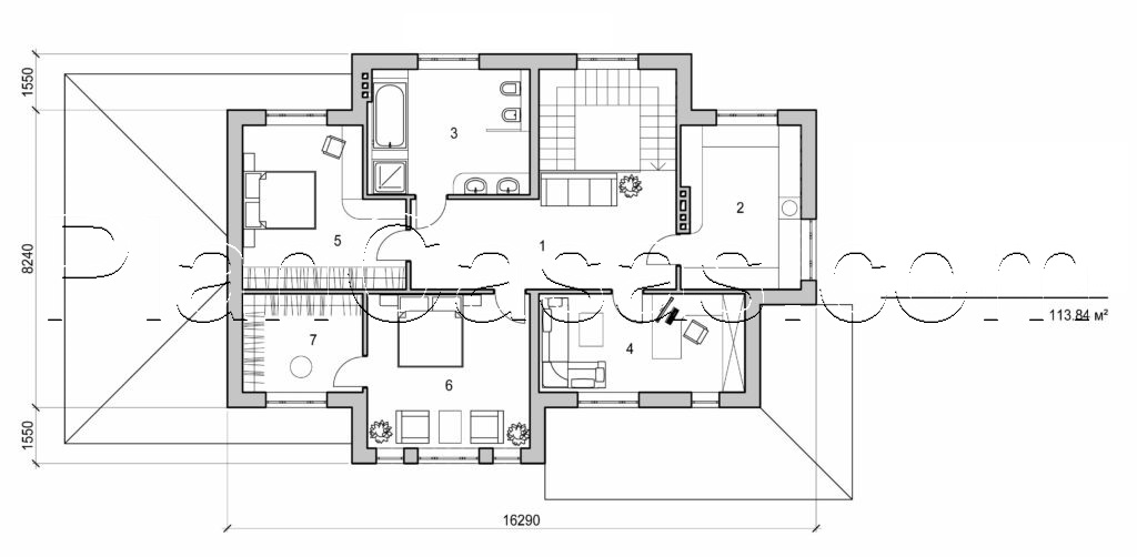 Visualization gallery - Two storey cottage