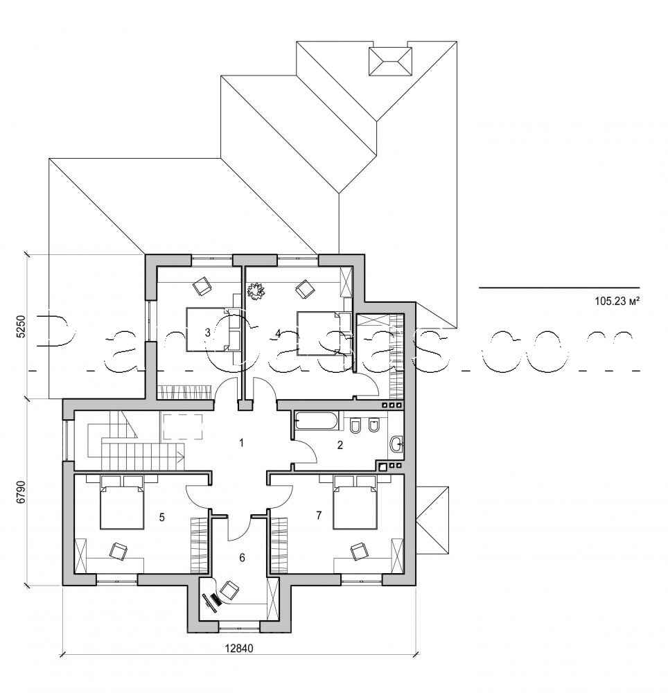Visualization gallery - Two storey cottage