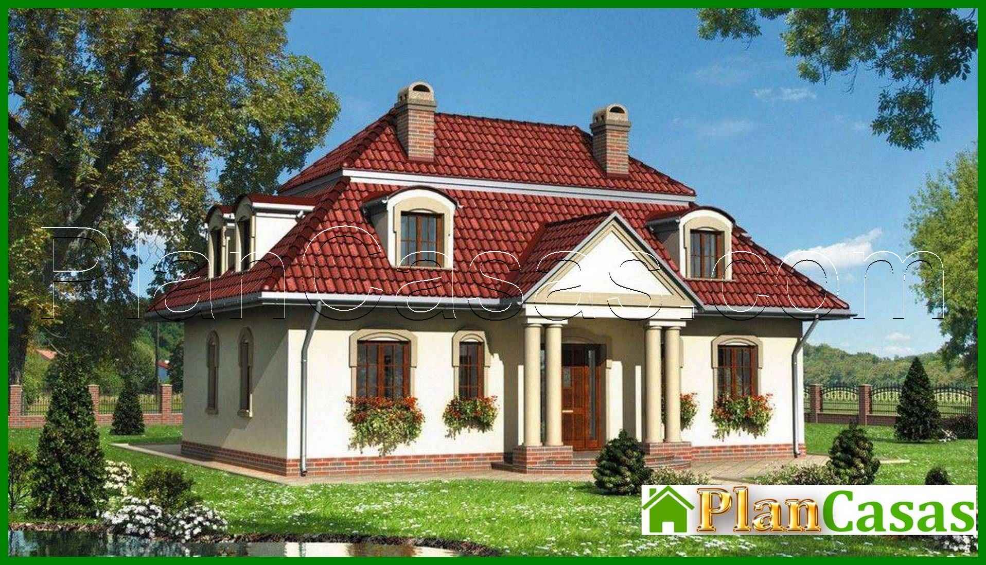 Visualization gallery - Classic style mansion with columns