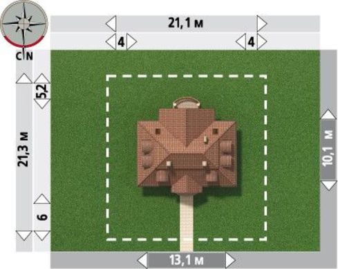 Visualization gallery - Classic style mansion with columns