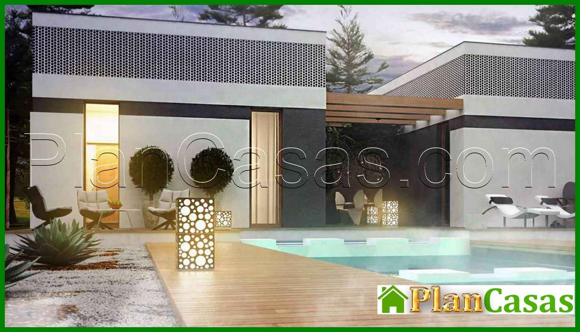 Visualization gallery - Modern house with a comfortable patio