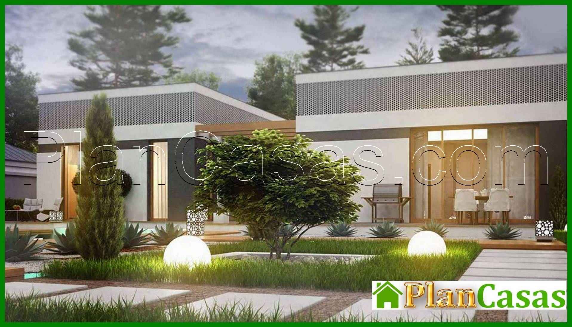 Visualization gallery - Modern house with a comfortable patio