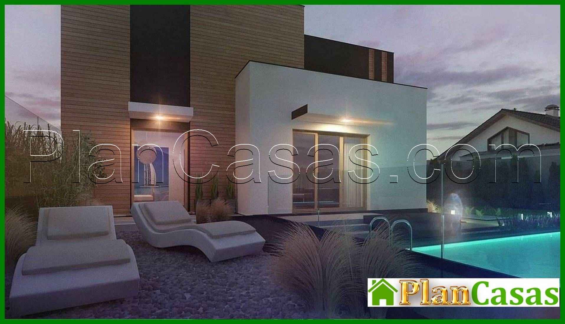 Visualization gallery - Project of a modern mansion with two kitchens