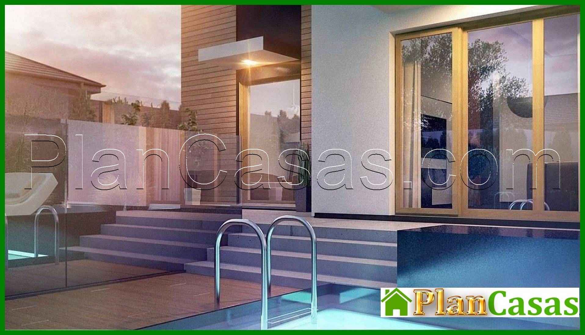 Visualization gallery - Project of a modern mansion with two kitchens