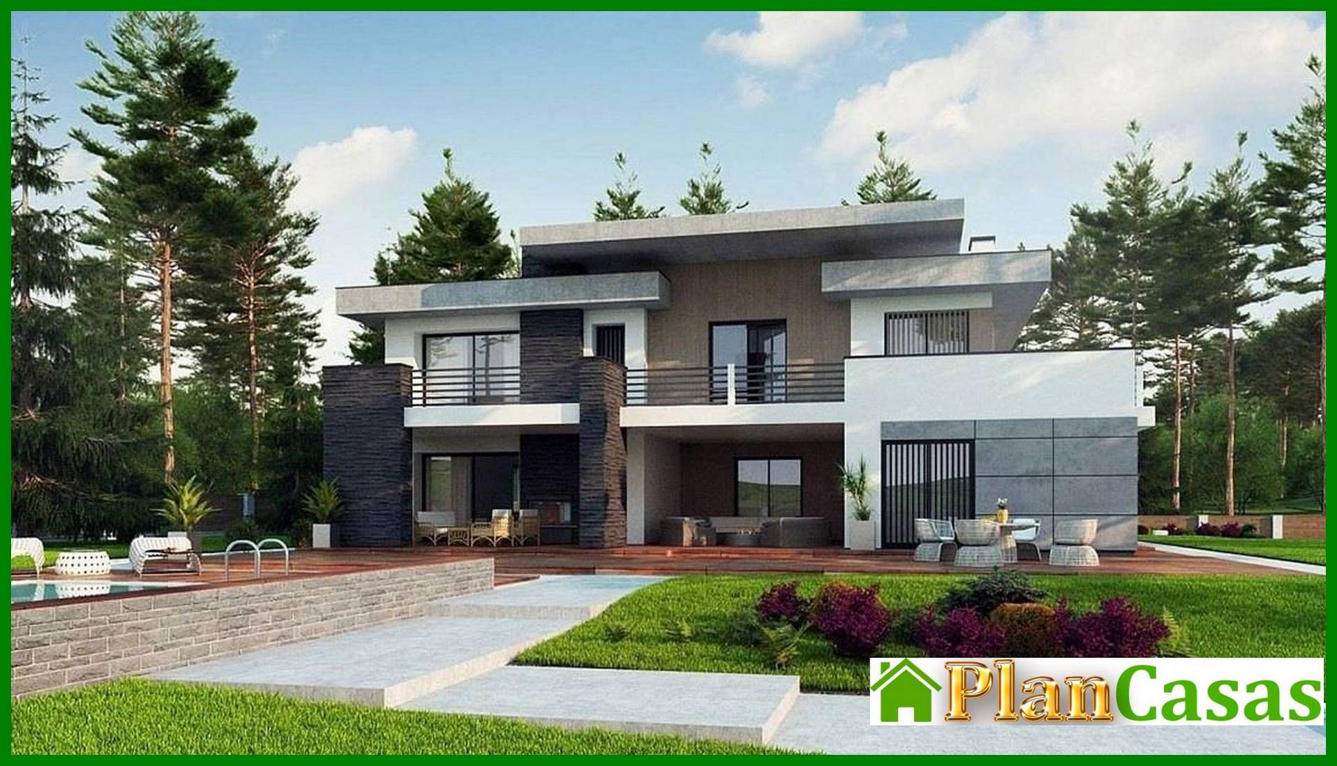 Visualization gallery - Modern beautiful mansion