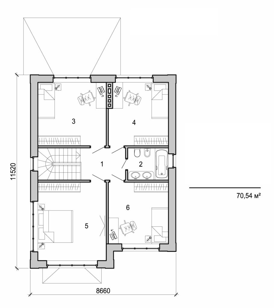 Visualization gallery - Two storey home