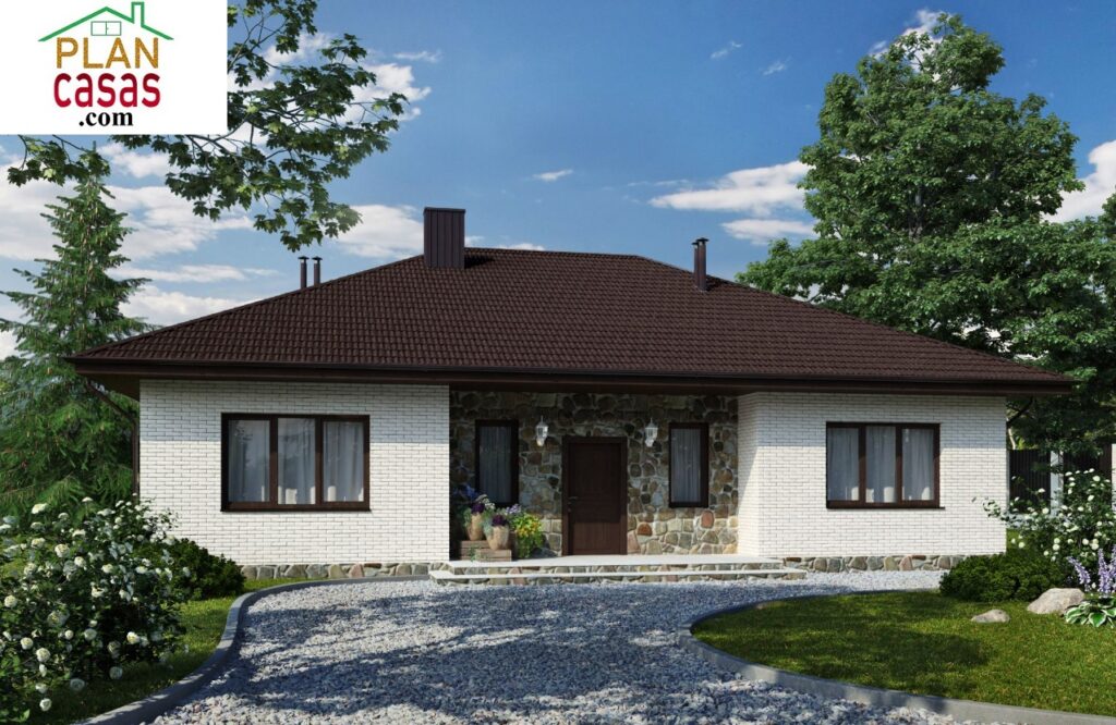 One storey home house plan