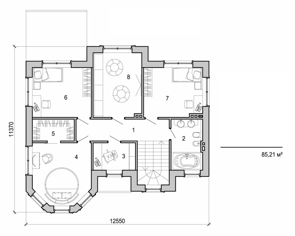 Visualization gallery - Two storey cottage