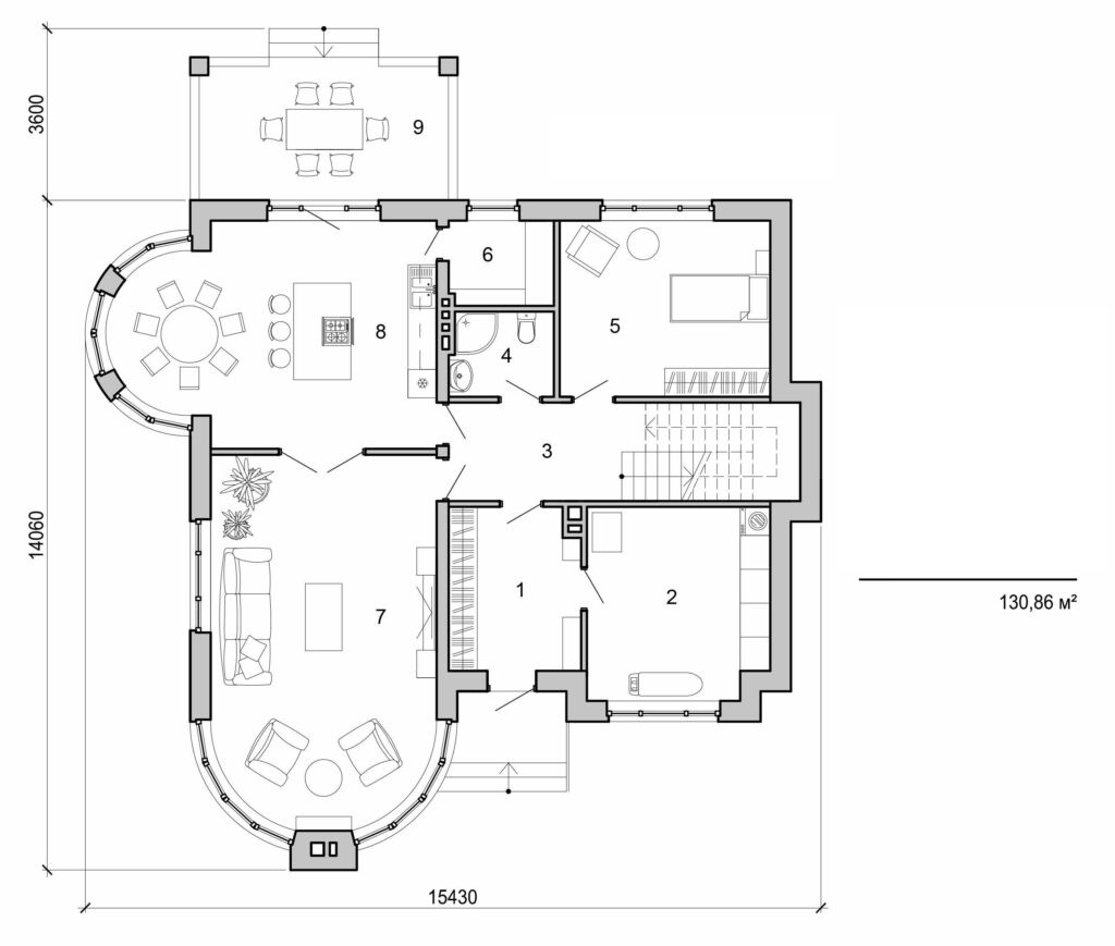 Visualization gallery - Two storey house
