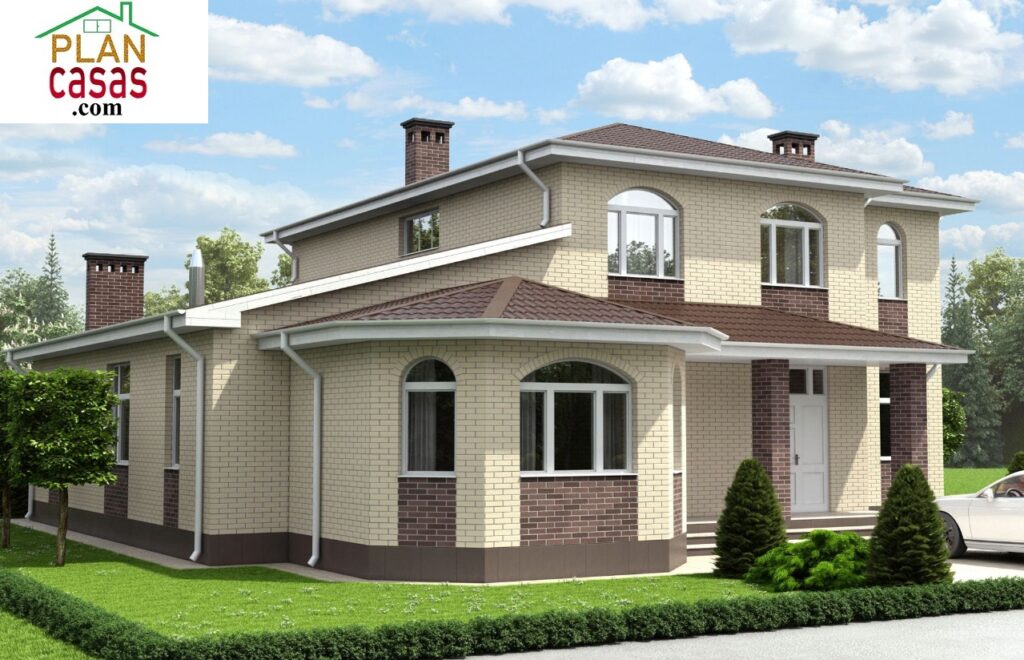 Two storey house house plan