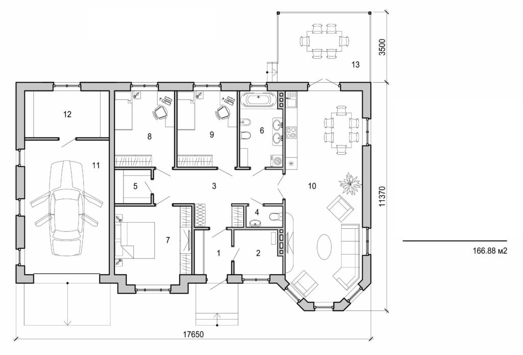 Visualization gallery - One storey house