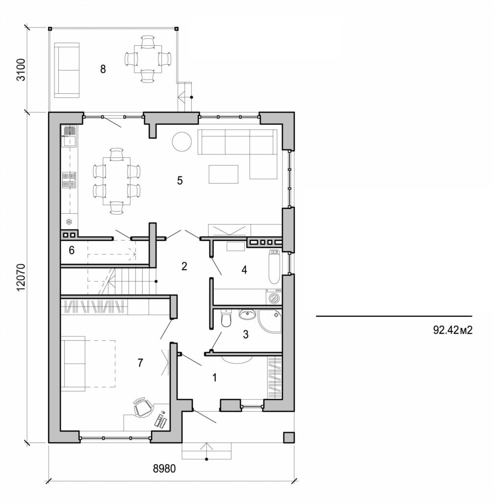 Visualization gallery - Two storey house