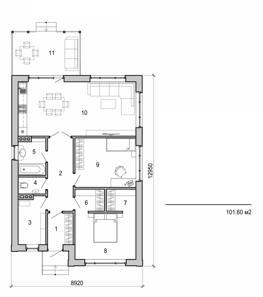Visualization gallery - One storey house