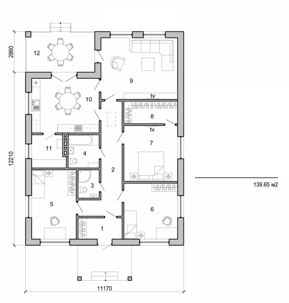 Visualization gallery - One storey house