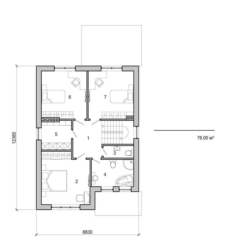Visualization gallery - Two storey house