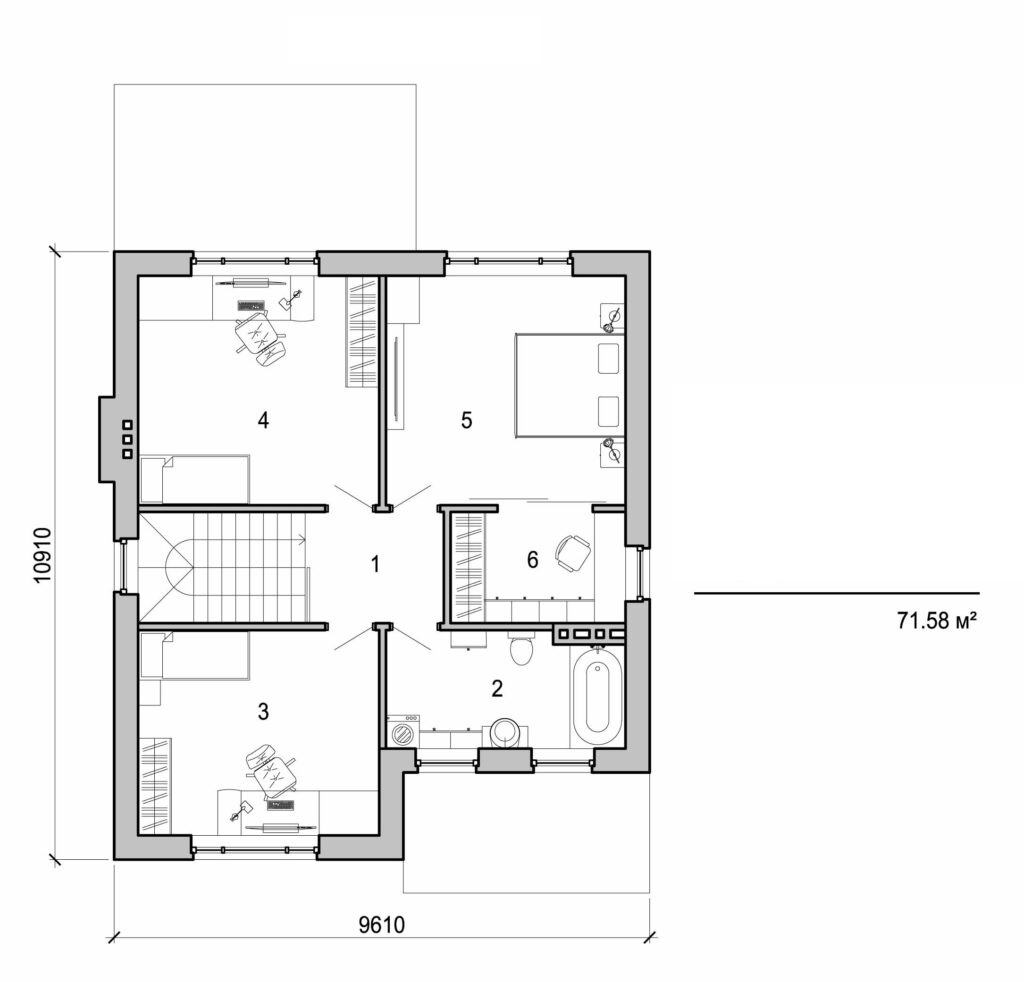 Visualization gallery - Two storey house