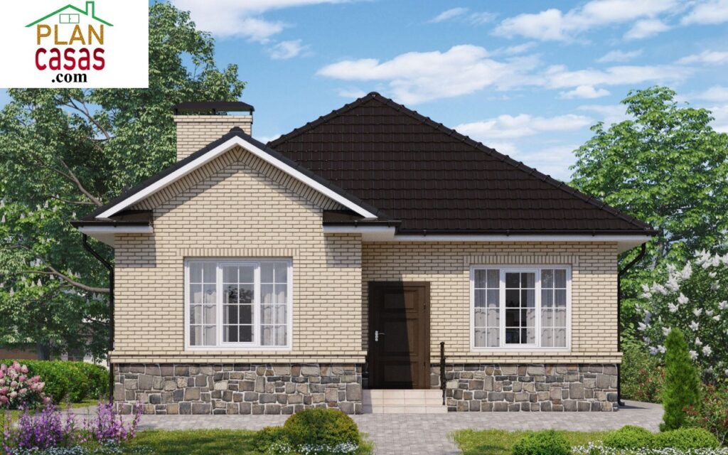 One storey house house plan