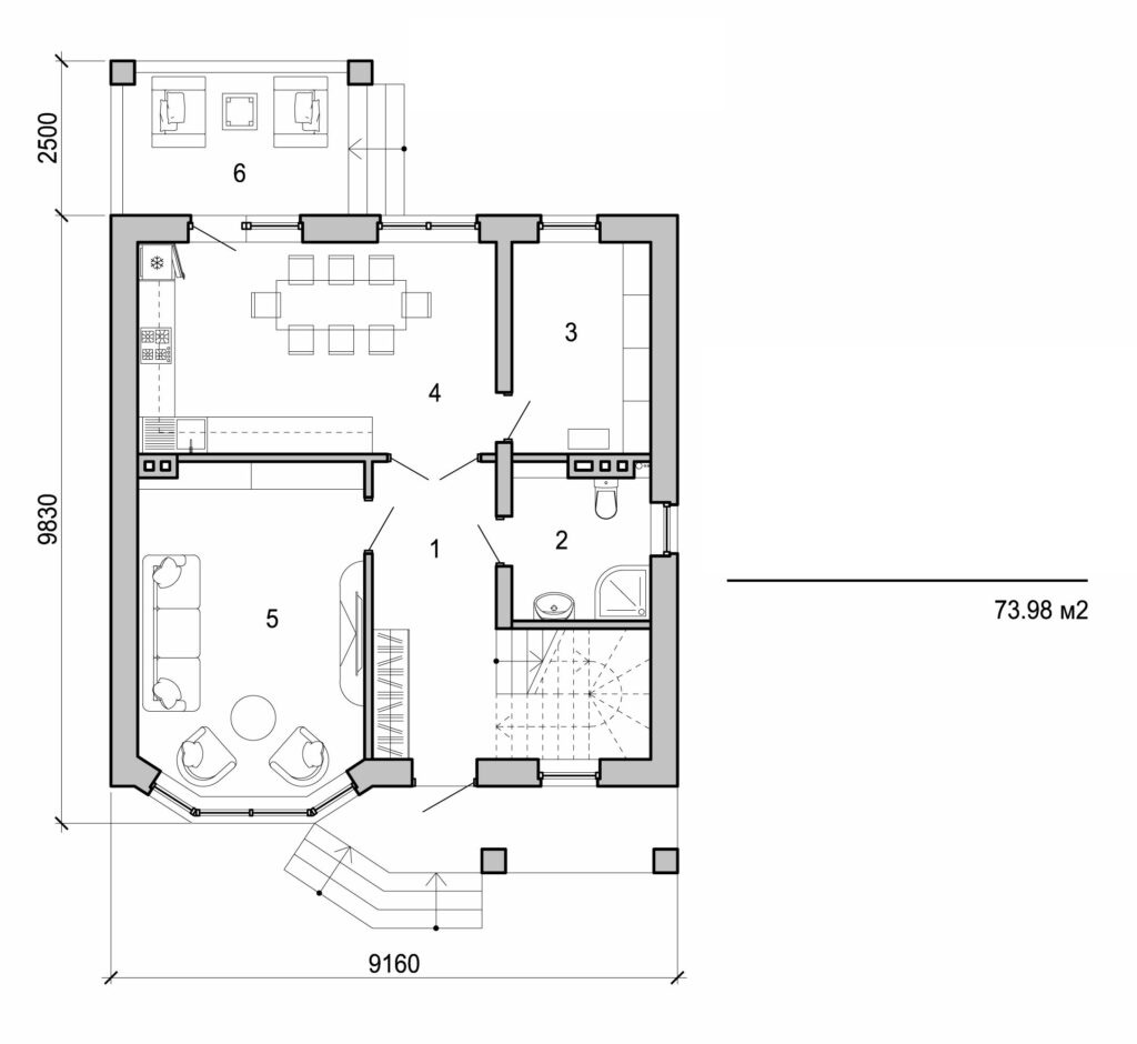 Visualization gallery - Two storey house