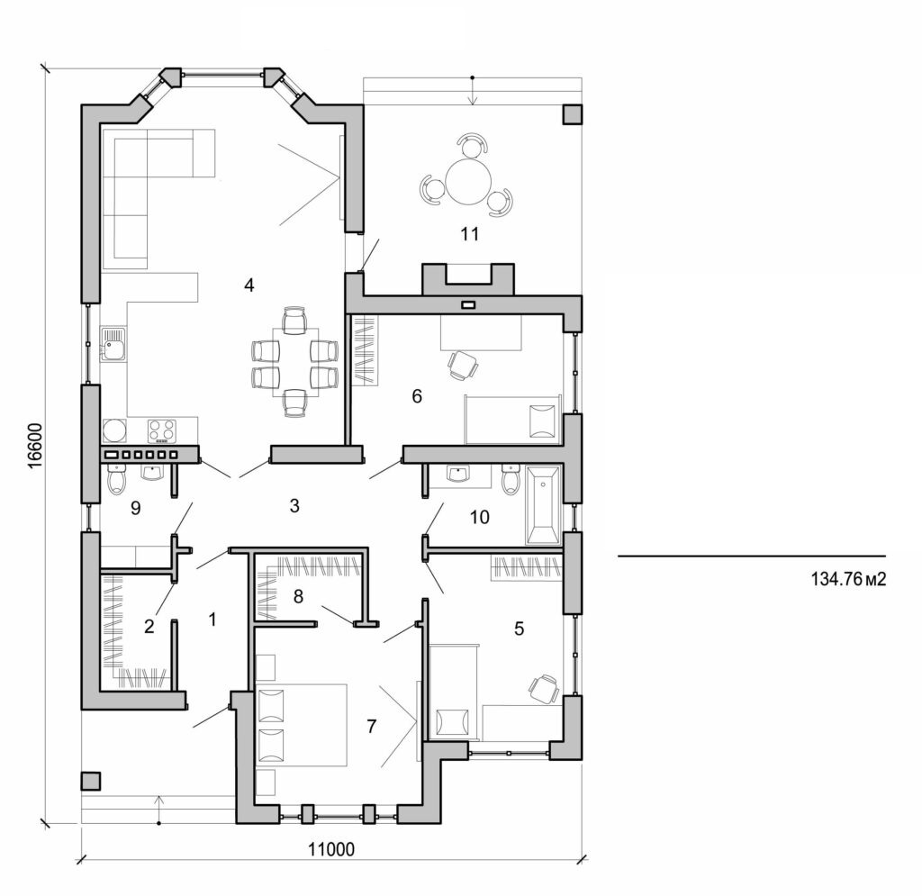 Visualization gallery - One storey house
