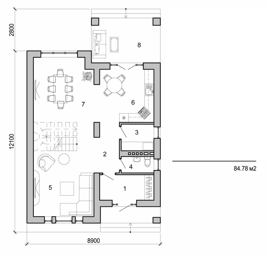 Visualization gallery - Two storey house