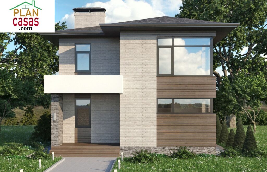 Two storey cottage house plan