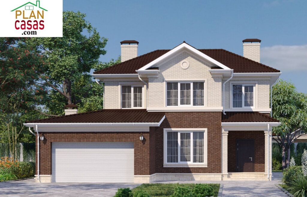 Two storey house house plan