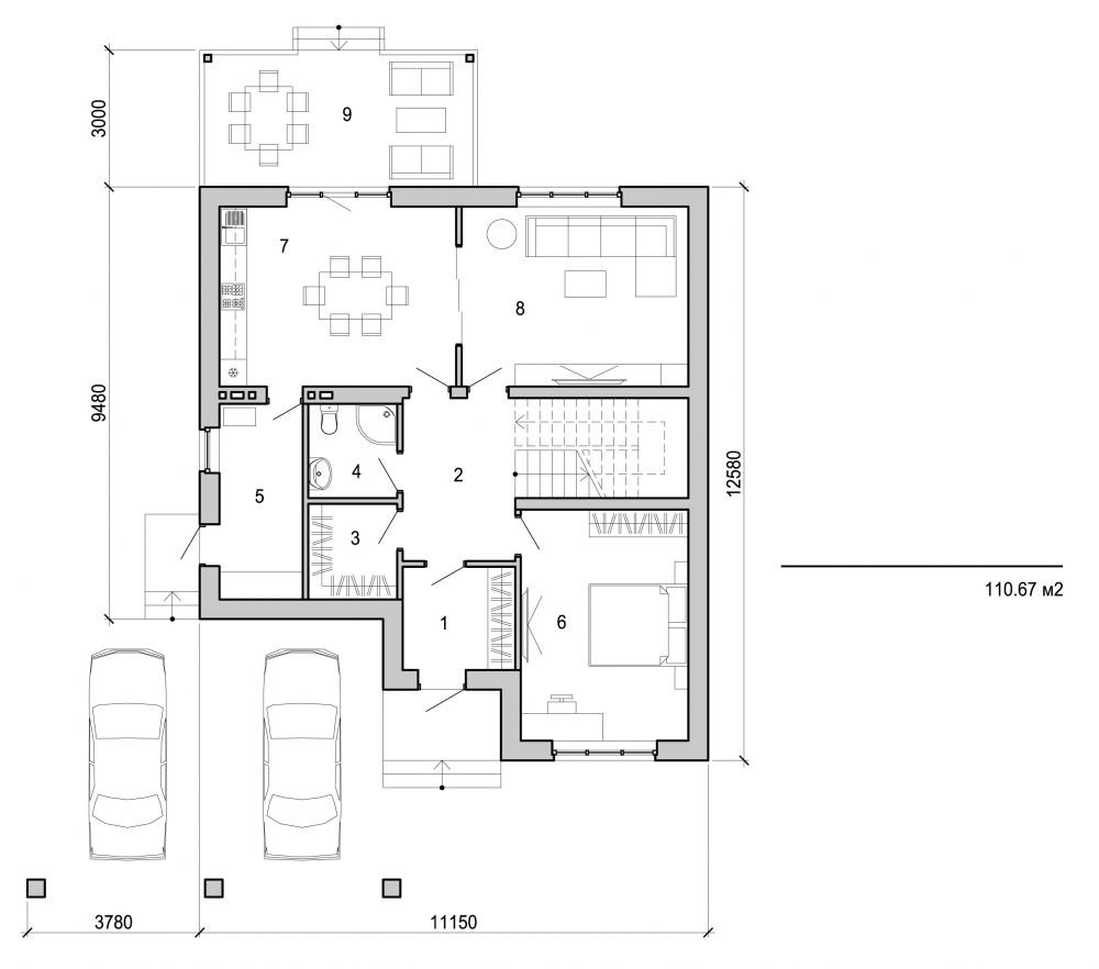 Visualization gallery - Two storey cottage