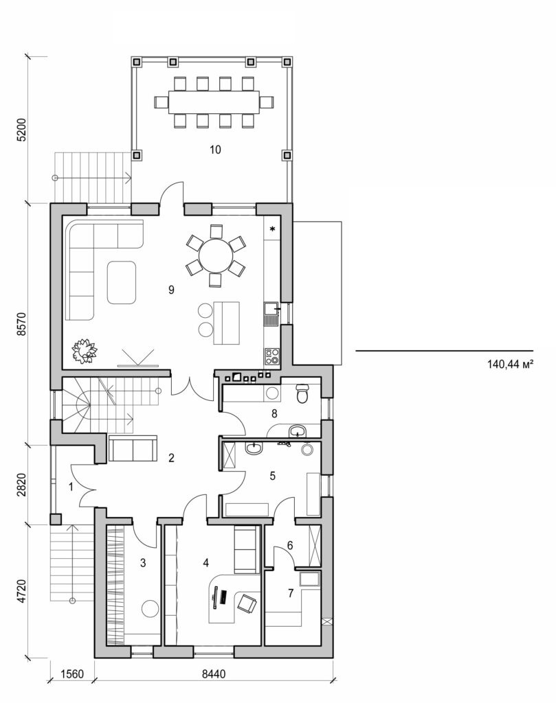 Visualization gallery - Two storey house