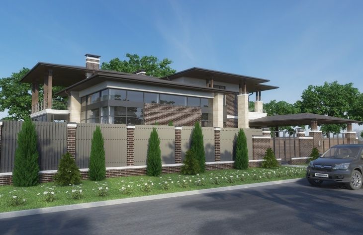 Visualization gallery - Two storey mansion