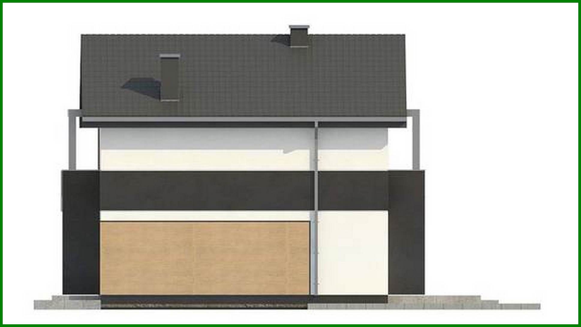 Visualization gallery - Compact two-story house 8 x 11